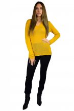 Women's Lightweight V-Neck Sweater in Pure Cashmere